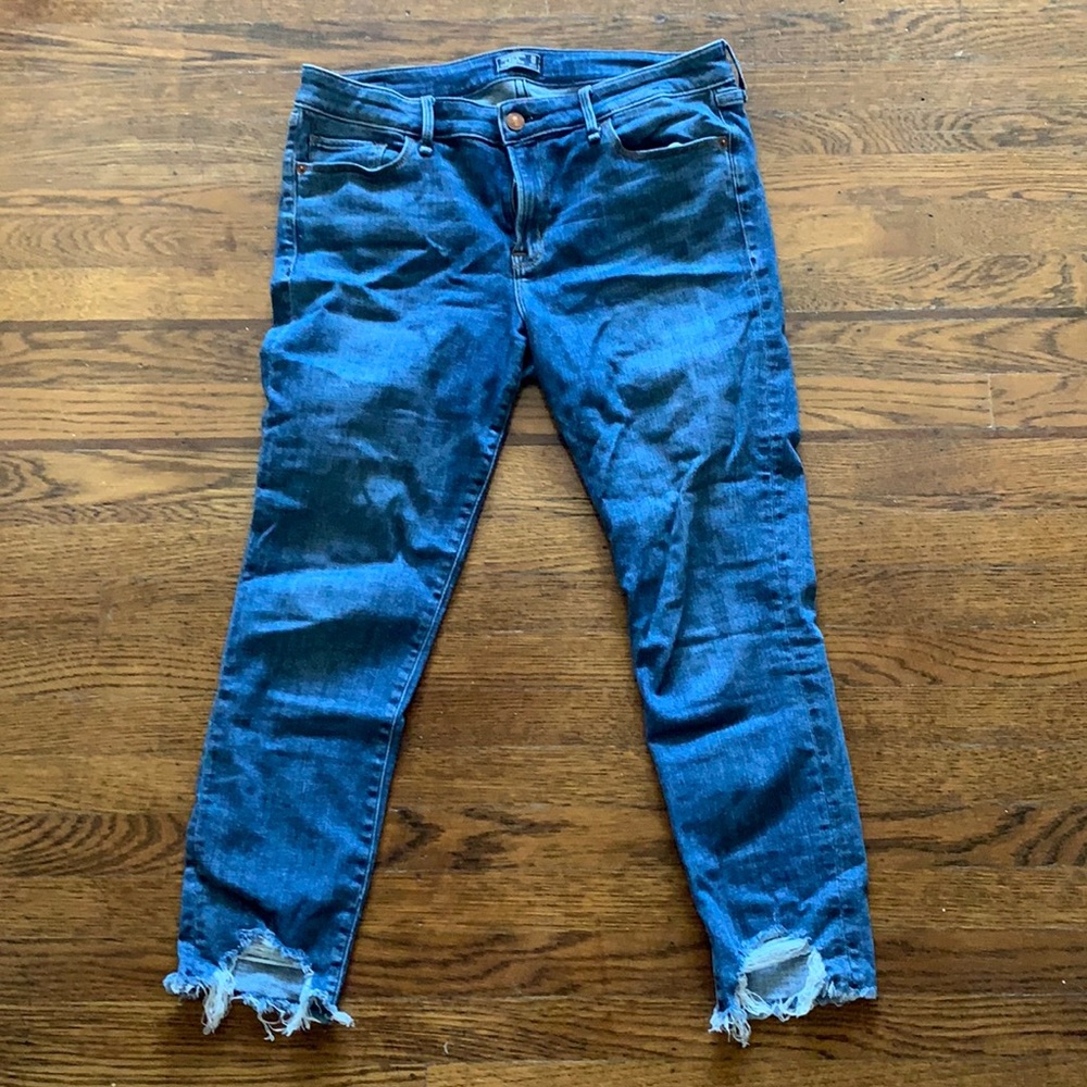 Abercrombie & Fitch Harper Lo Rise Ankle Jean